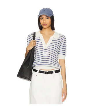 PISTOLA BILLIE トップ - White,Blue. - サムネイル1