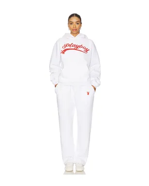 Playboy LOGO パーカースウェットパンツセット - サムネイル1