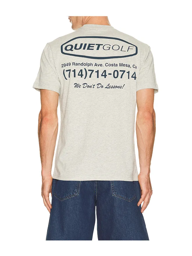 Quiet Golf Quiet Golf PRO Tシャツの商品画像