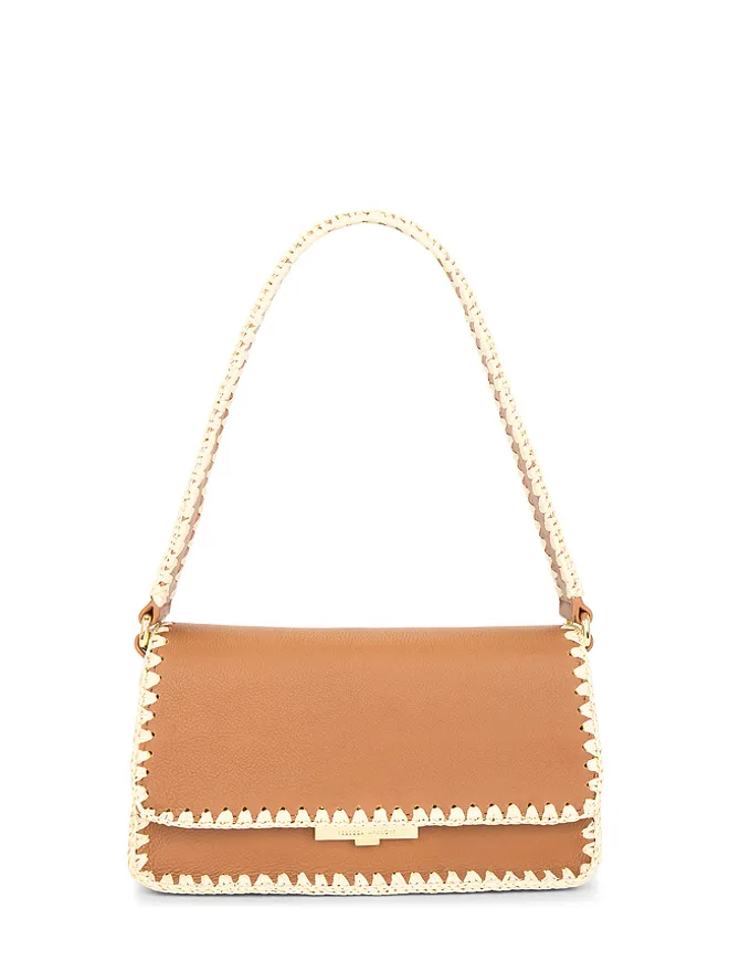 Rebecca Minkoff Rebecca Minkoff Berkley Flap Shoulder W/ Raffiaの商品画像