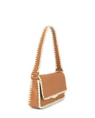 Rebecca Minkoff Berkley Flap Shoulder W/ Raffia - サムネイル3