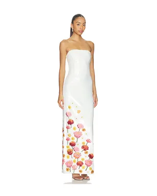 AFEW Rahul Mishra スパンコール付きコルセットマキシドレス - サムネイル2
