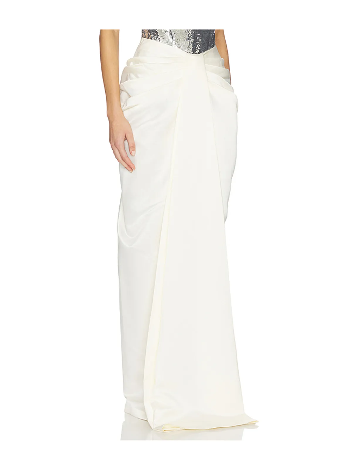 AFEW Rahul Mishra ドレープカウルスカート - 画像2