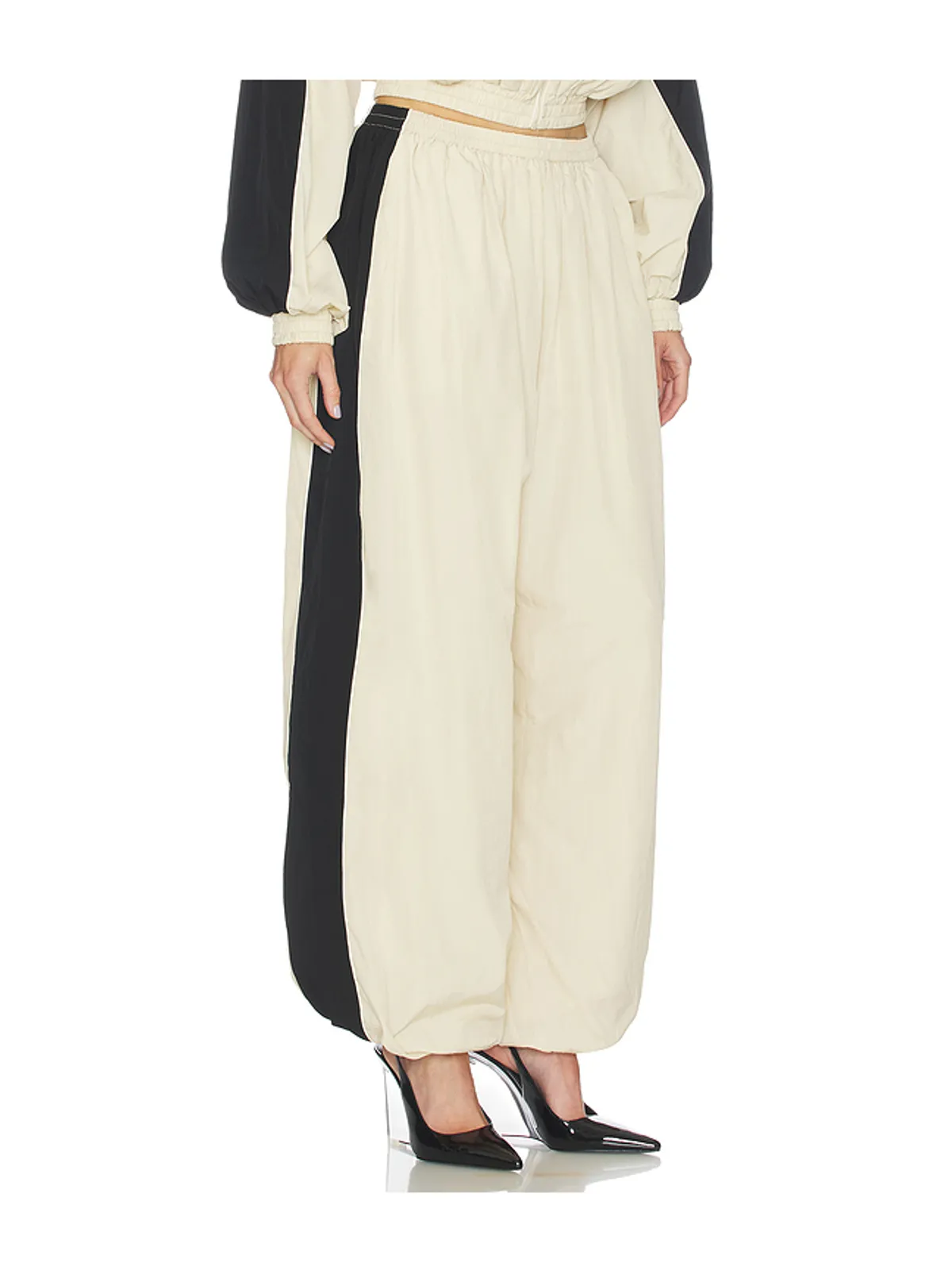 Ronny Kobo SOREN パンツ - Beige,Black. - 画像2