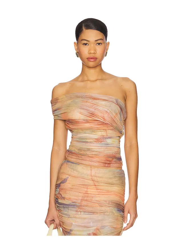 Ronny Kobo Ronny Kobo VERNA トップ - Orange,Neutral.の商品画像