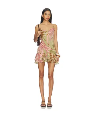 ROCOCO SAND DRESS ドレス - Sage,Pink. - サムネイル1