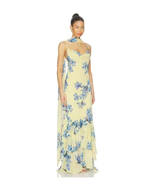 ROCOCO SAND DRESS ドレス - Lemon,Blue. - サムネイル1