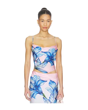 ROCOCO SAND TOP トップ - Blue,Pink. - サムネイル1