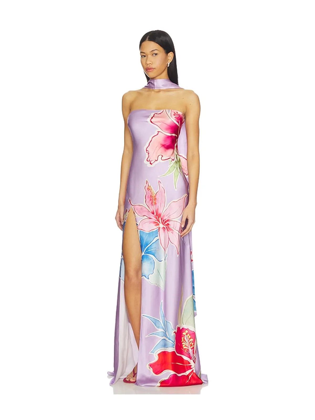 retrofete TIZZY ドレス - Lavender,Fuchsia. - 画像4