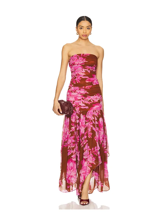 retrofete retrofete TERYN ドレス - Brown,Pink.の商品画像
