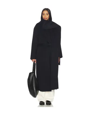 Rohe シグネチャーダブルフェイススカーフコート - サムネイル1