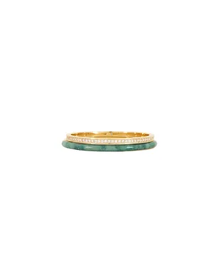 Roxanne Assoulin カフ - Green, Metallic Gold. - サムネイル2