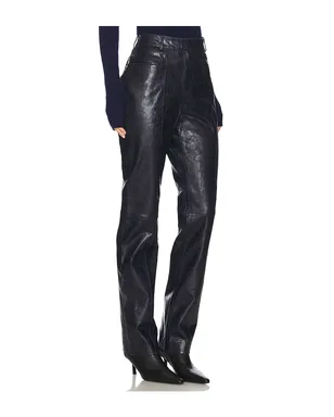 REMAIN SLIM LEATHER スーツパンツ - サムネイル2