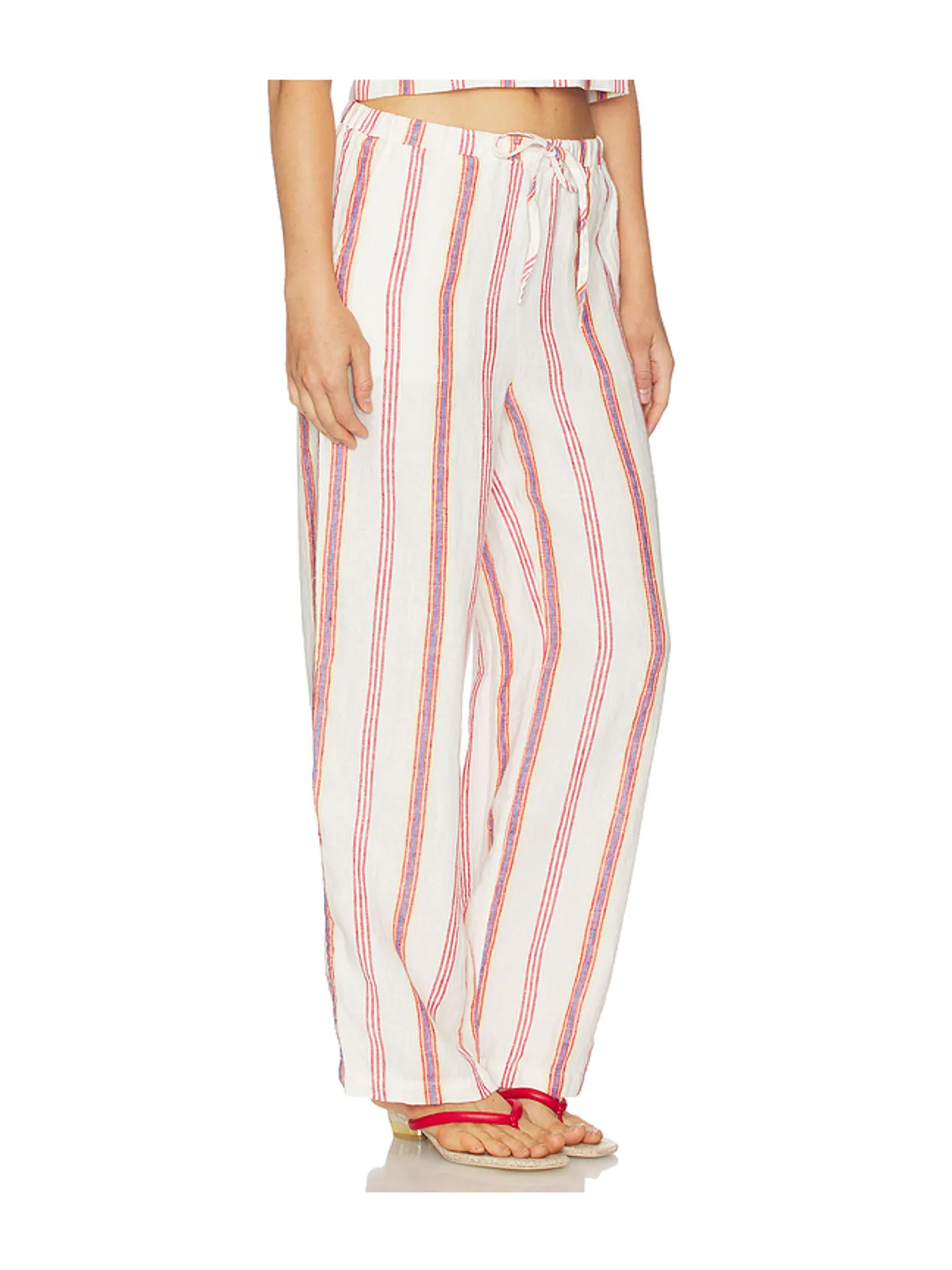 Rails EMMIE パンツ - White,Red. - 画像2