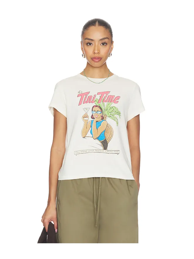 RE/DONE RE/DONE TINI TIME グラフィックTシャツの商品画像