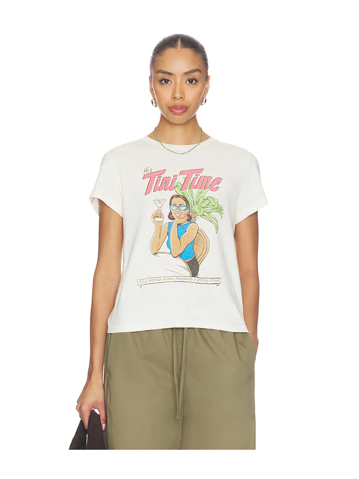 RE/DONE TINI TIME グラフィックTシャツ - 画像1