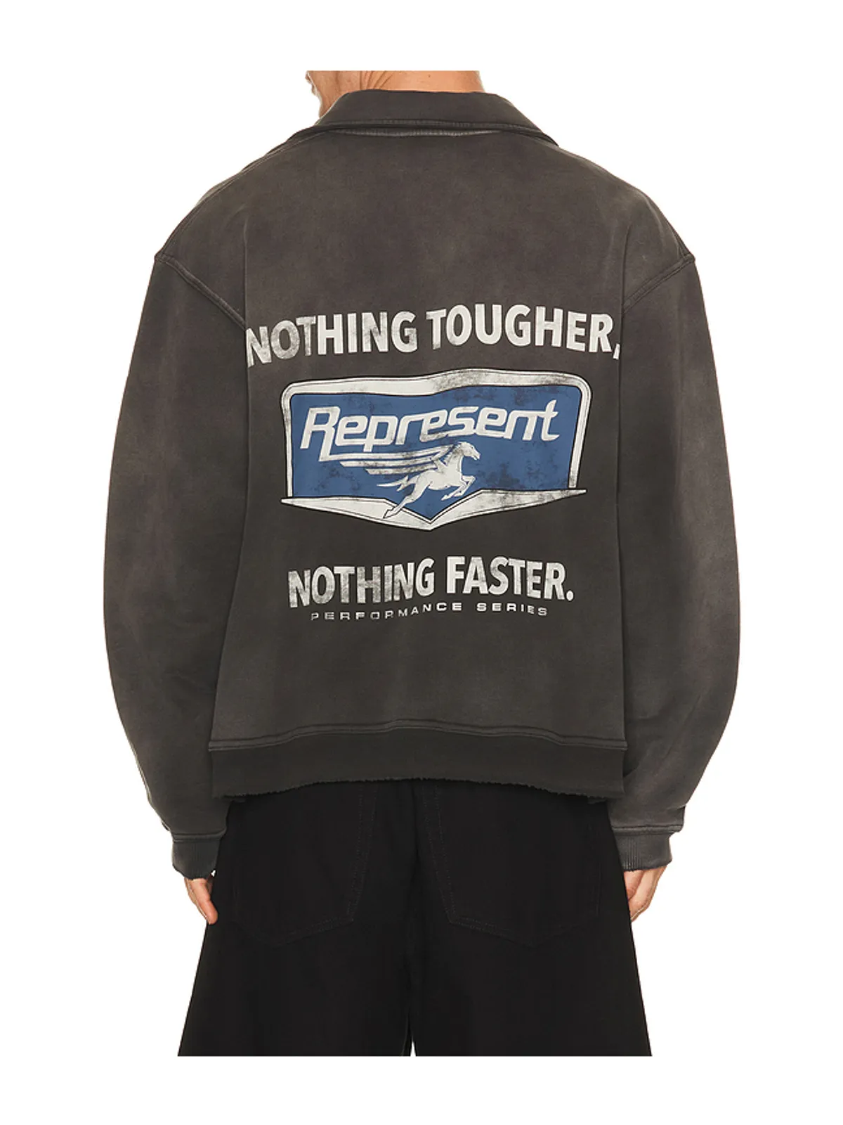 REPRESENT NOTHING FASTER クオータージッププルオーバー - 画像1
