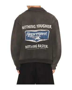 REPRESENT NOTHING FASTER クオータージッププルオーバー - サムネイル1