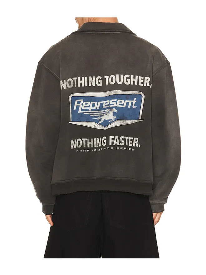 REPRESENT REPRESENT NOTHING FASTER クオータージッププルオーバーの商品画像