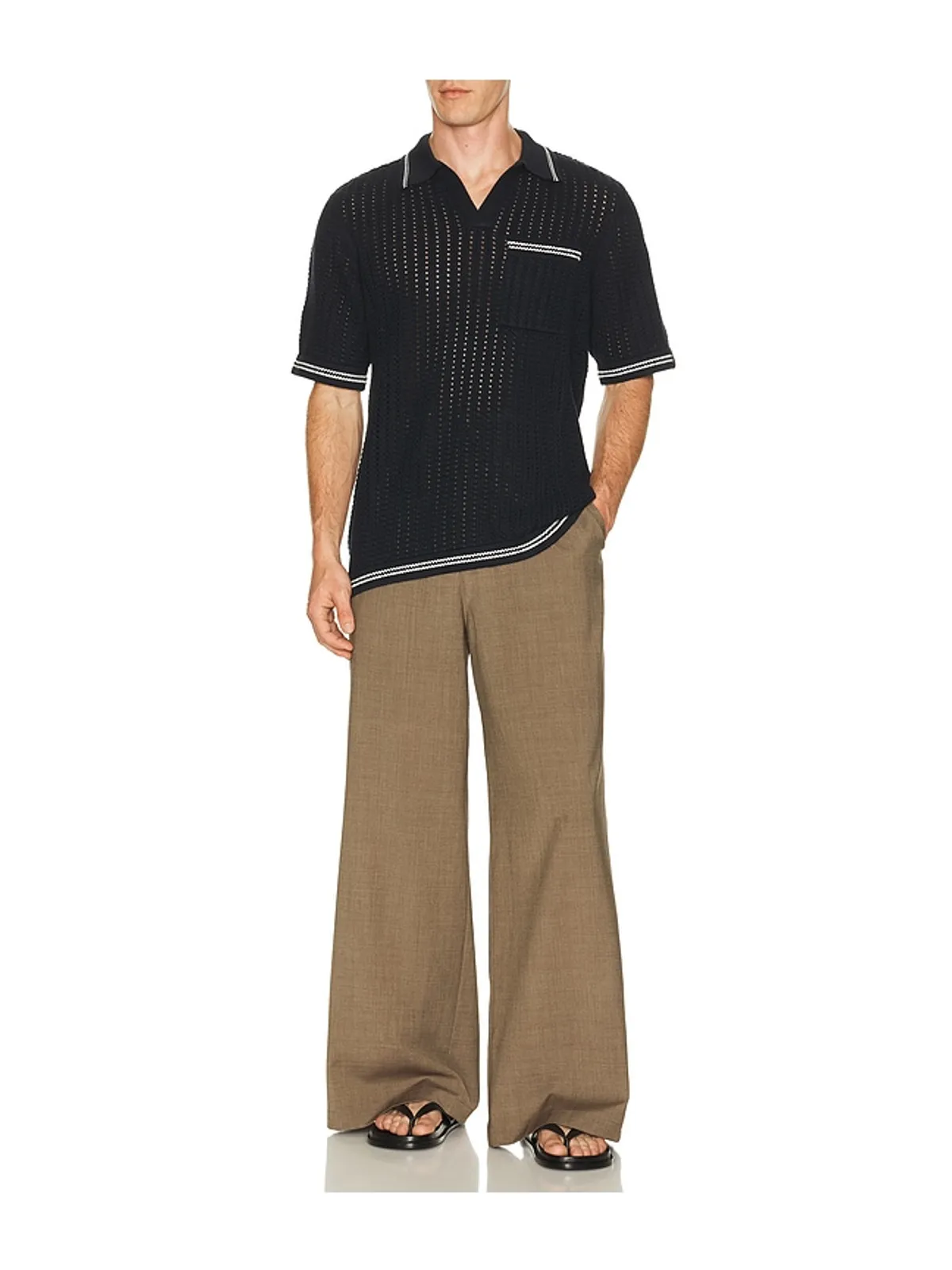 Rag & Bone JOHNNY クロシェットポロ - 画像3