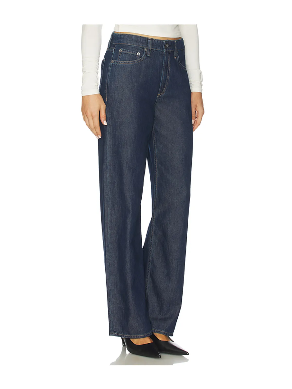 Rag & Bone FEATHERWEIGHT LOGAN ワイドレッグ - 画像2