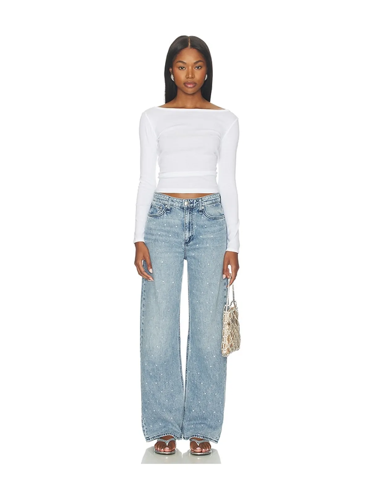 Rag & Bone LOGAN ワイドレッグ - 画像5