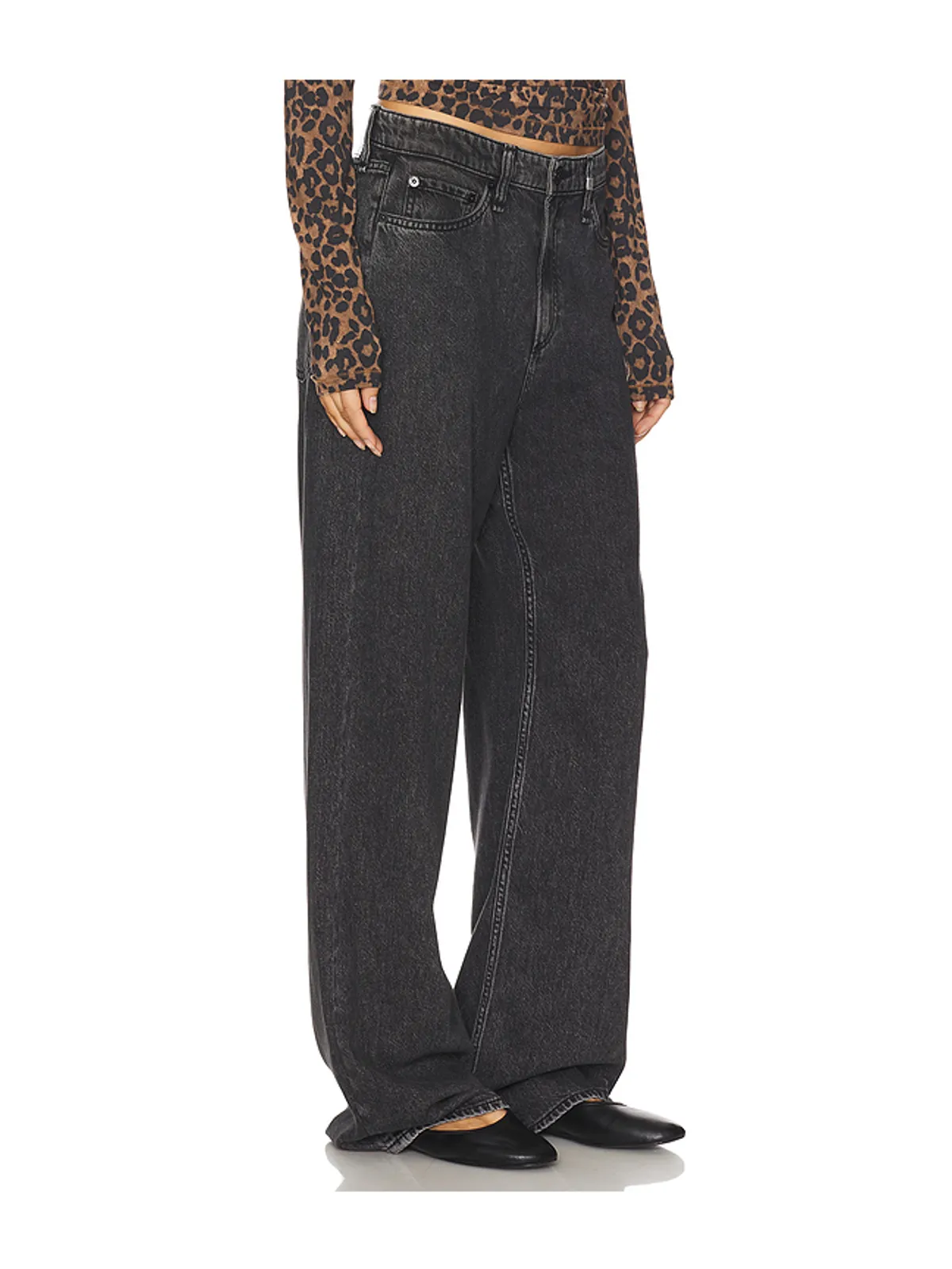 Rag & Bone FEATHERWEIGHT ワイドレッグ - 画像2