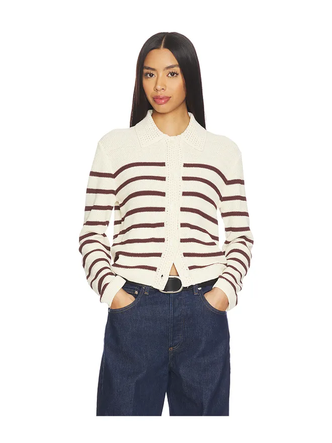 Rag & Bone Rag & Bone COSTI カーディガン - Cream,Brown.の商品画像