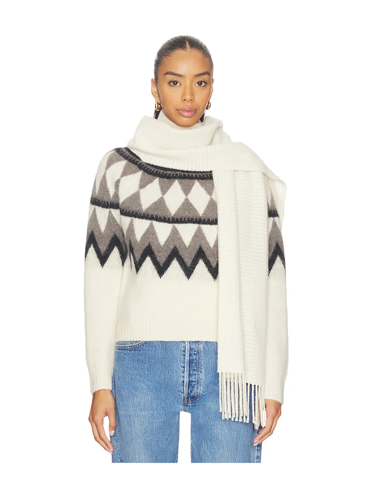Rag & Bone MILA テクスチャードスカーフ - 画像1