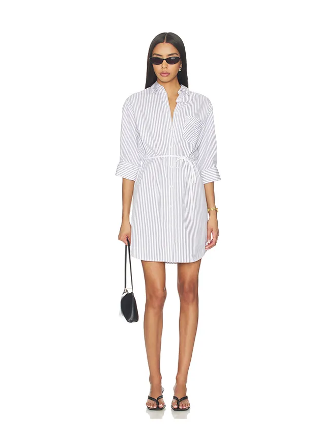 Rag & Bone Rag & Bone LUCIA ストライプミニドレス - White,Navy.の商品画像