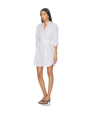 Rag & Bone LUCIA ストライプミニドレス - White,Navy. - サムネイル3