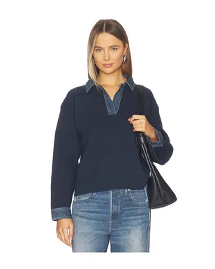 Rag & Bone MARIE デニムポロシャツ - サムネイル1