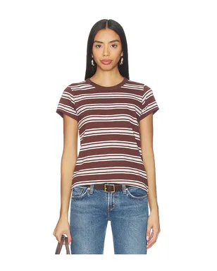 Rag & Bone THE SLUB Tシャツ - Brown,White. - サムネイル1