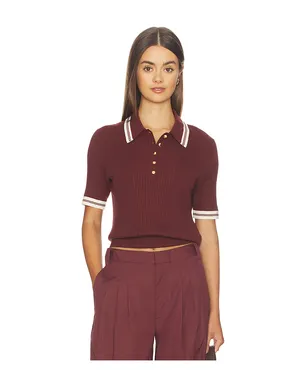 Rag & Bone LAURIE ティップド半袖ポロシャツ - サムネイル1