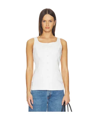 Rag & Bone Lola Linen Boatneck Vest - サムネイル1