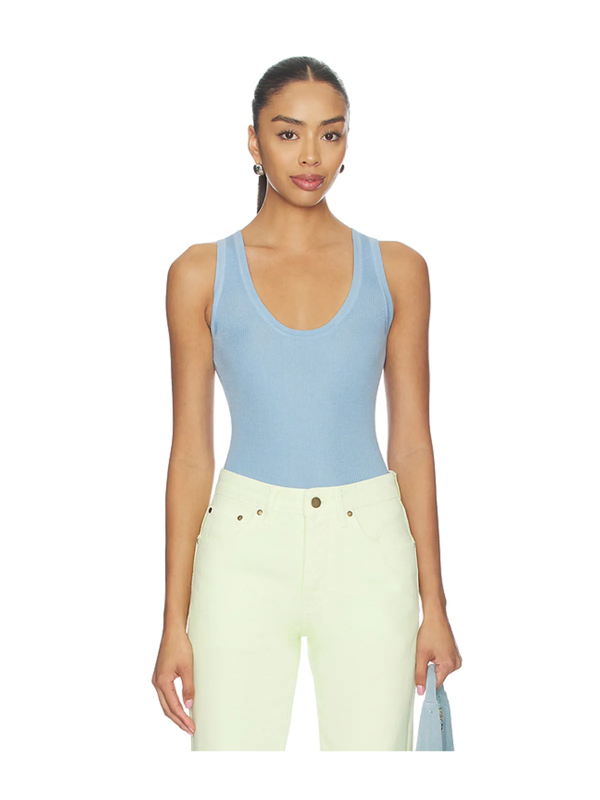RENGGLI SCOOP NECK タンクトップ - 画像1