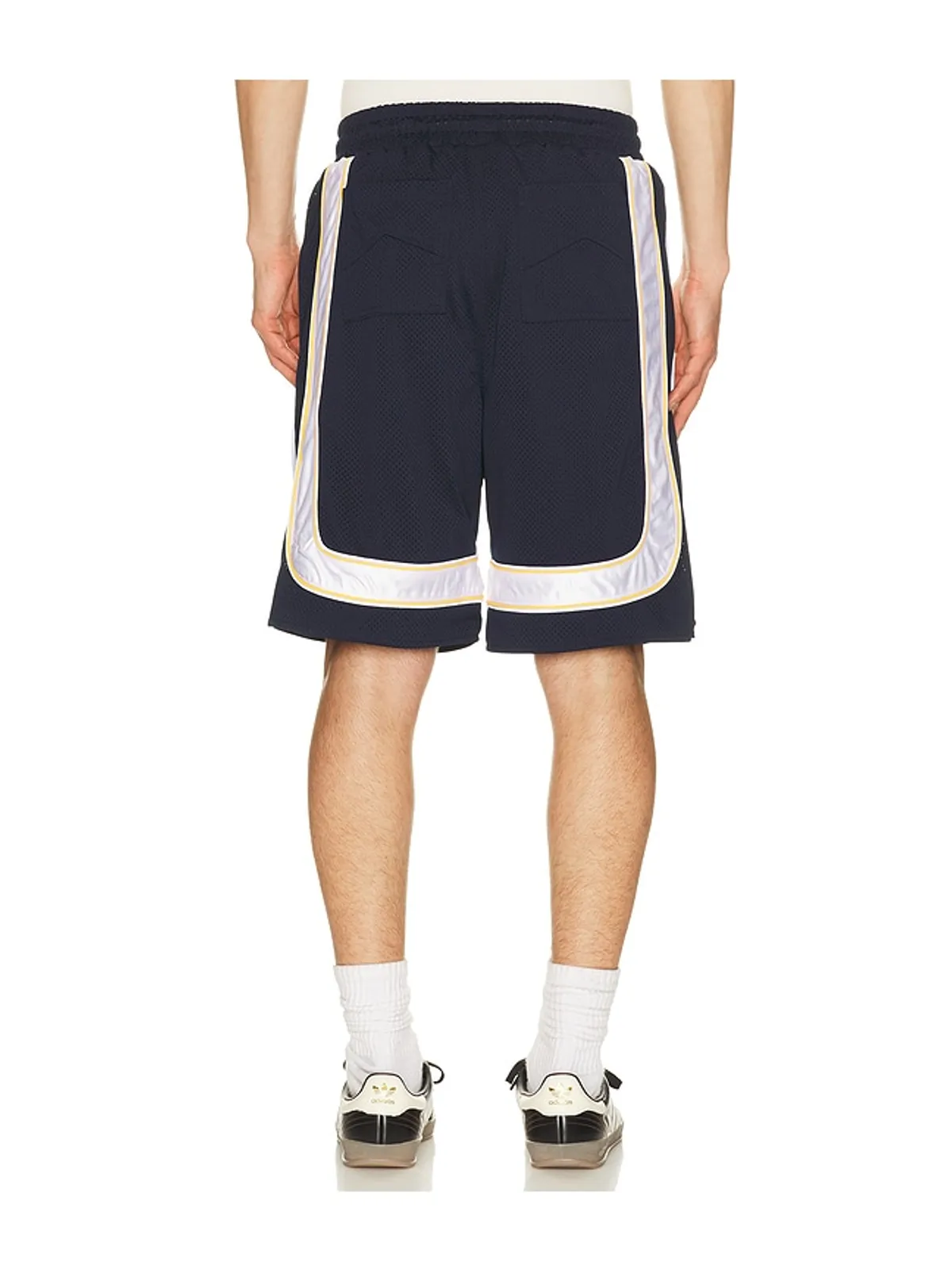 Rhude MESH PIPING BAGGY トラックショートパンツ - 画像3