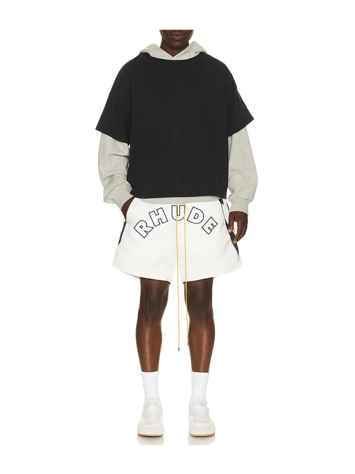 Rhude LOGO LIGHTNING ショートパンツ - 画像4