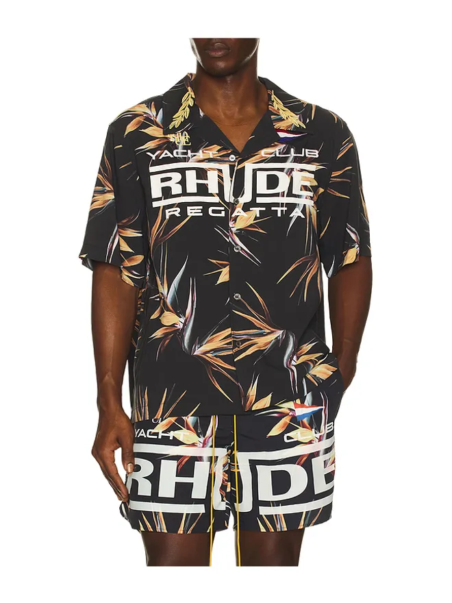 Rhude Rhude REGATTA CLUB ハワイアンシャツの商品画像
