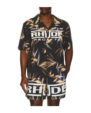 Rhude REGATTA CLUB ハワイアンシャツ - サムネイル1