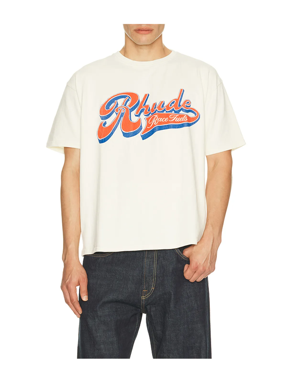 Rhude PIT STOP Tシャツ - 画像1