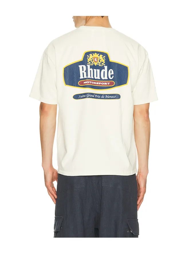 Rhude Rhude RACING CREST Tシャツの商品画像