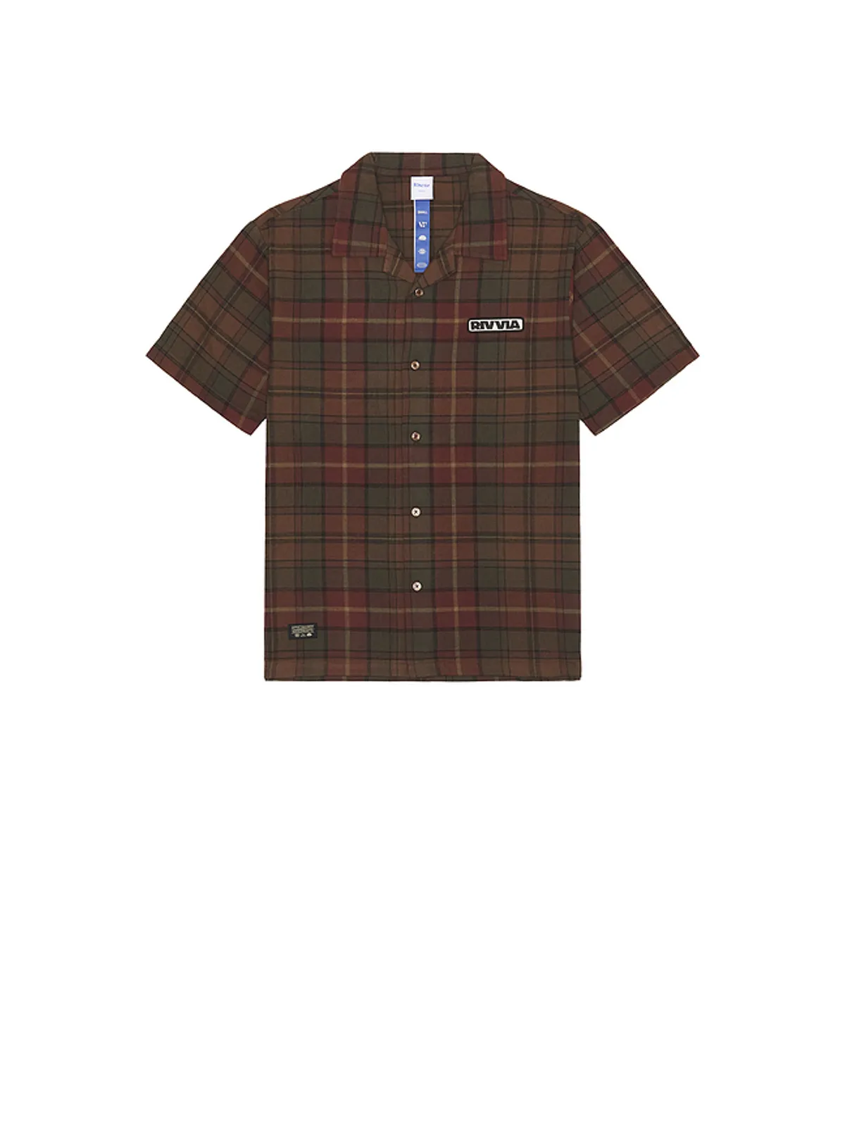 Rivvia Projects シャツ - Burgundy,Green. - 画像1