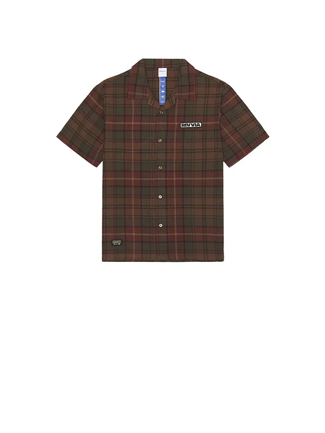 Rivvia Projects Rivvia Projects シャツ - Burgundy,Green.の商品画像