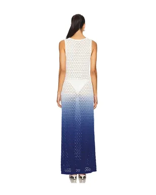 Runaway The Label REINA マキシドレス - Ivory,Navy. - サムネイル4