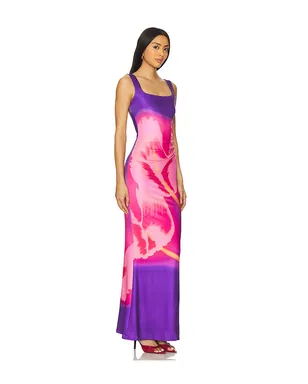 Runaway The Label MAKIKO マキシドレス - Pink, Purple. - サムネイル2