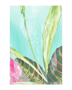 Runaway The Label IBIZA ミニドレス - Teal,Ivory. - サムネイル4