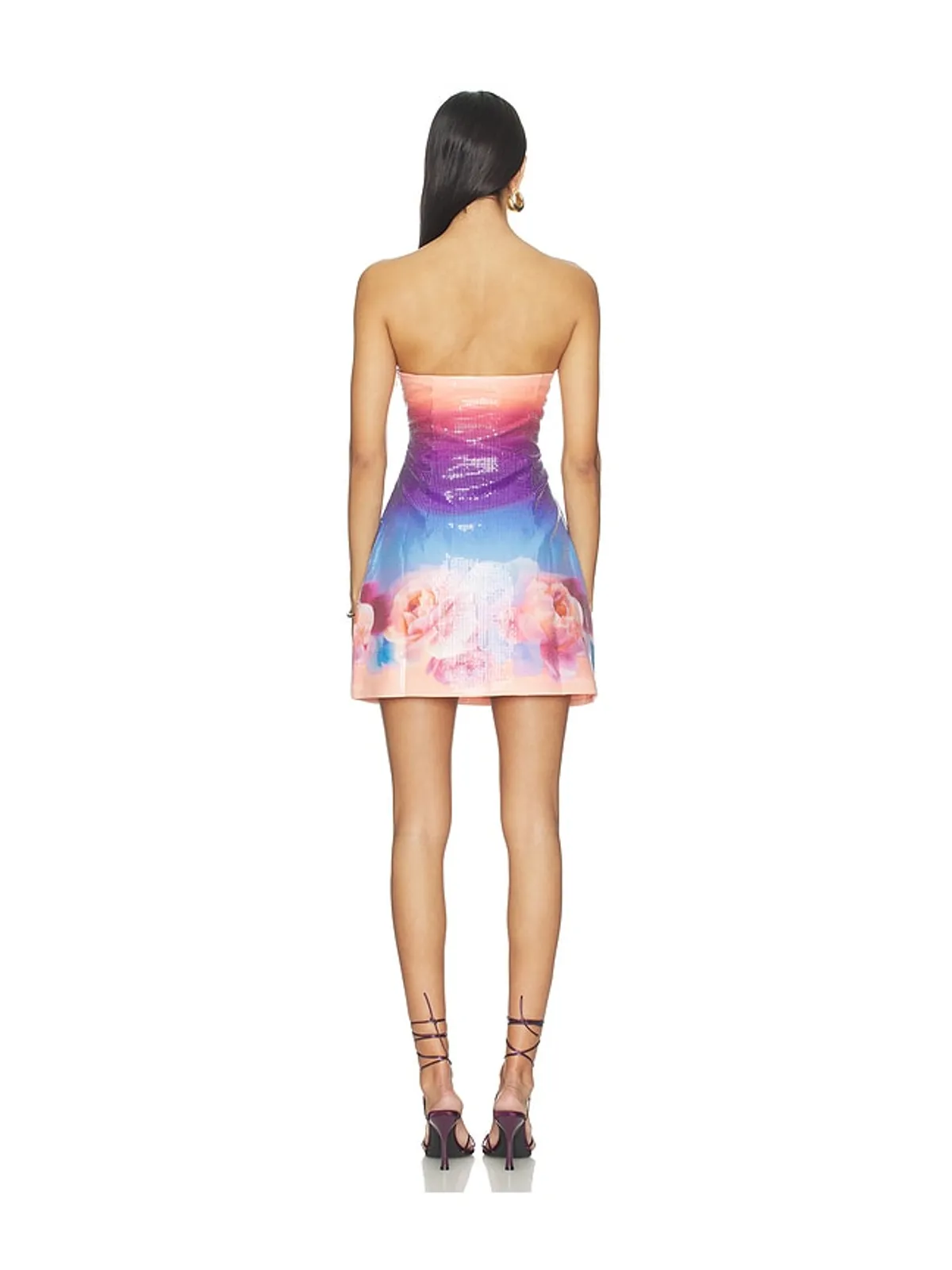 Runaway The Label IBIZA ドレス - Pink,Purple. - 画像3