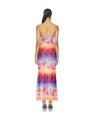 Runaway The Label SERINA ドレス - Orange,Blue. - サムネイル3