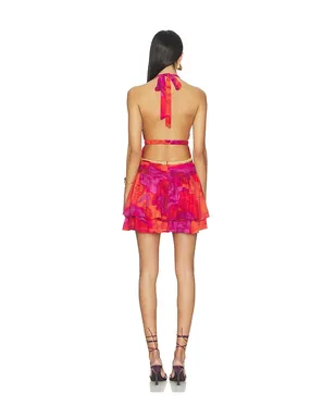 Runaway The Label XYLIA ドレス - Orange,Purple. - サムネイル3